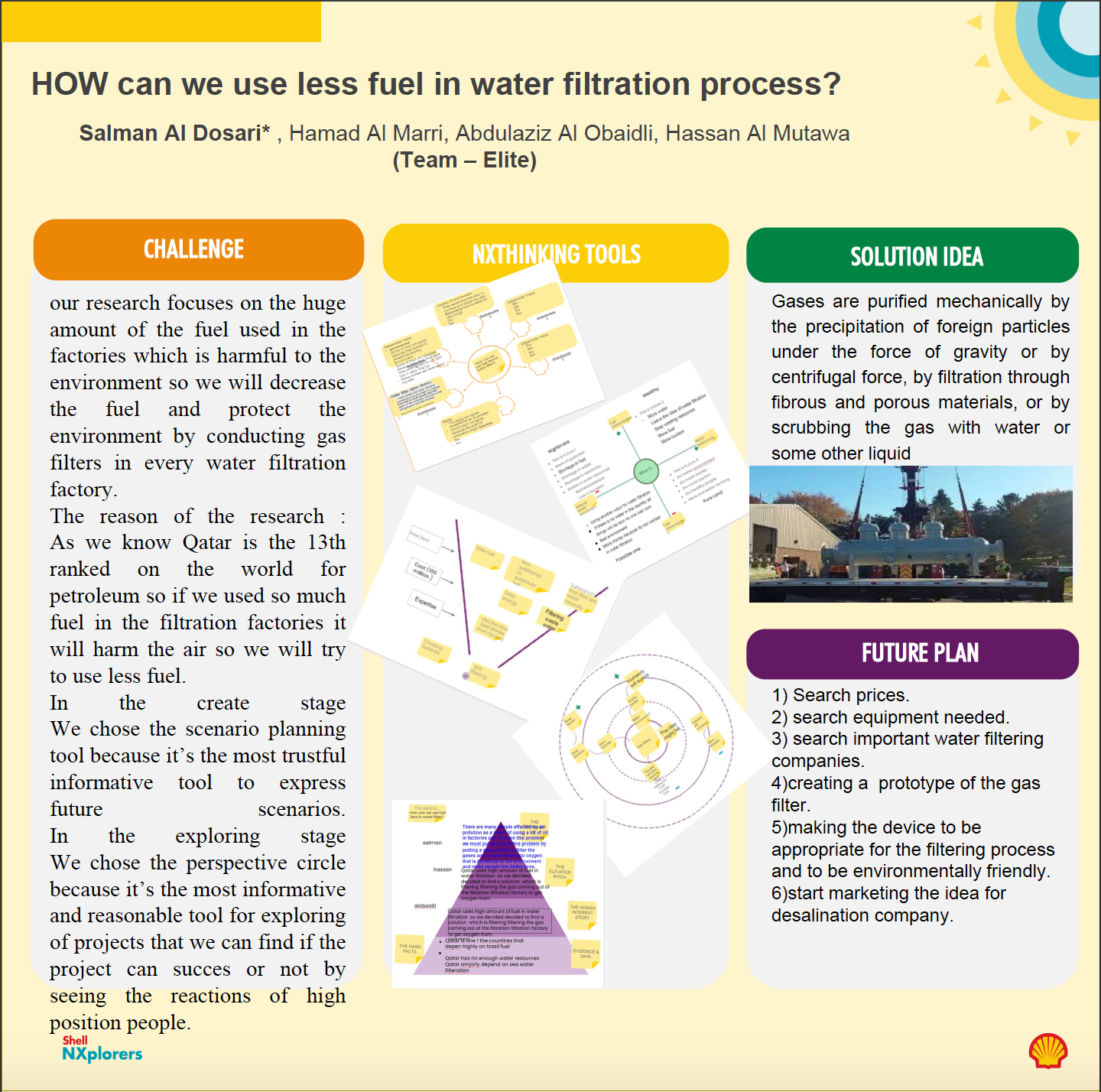How can we use less fuel in water filtration process?