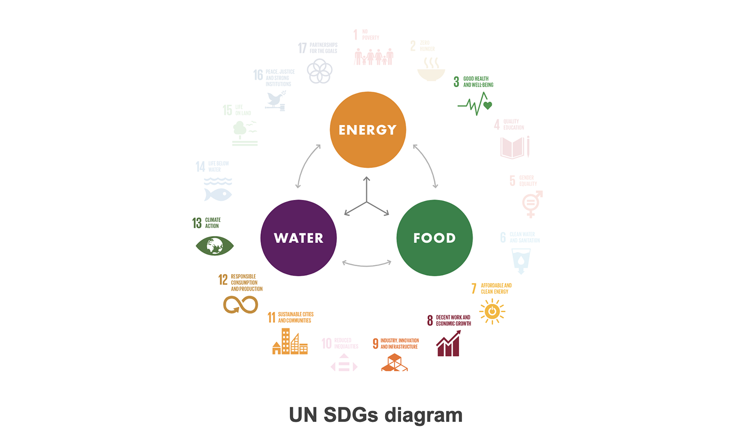 UN SDG diagram India